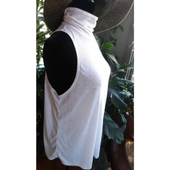 Free People Mock Neck Tank Top - Picture 2 of 8